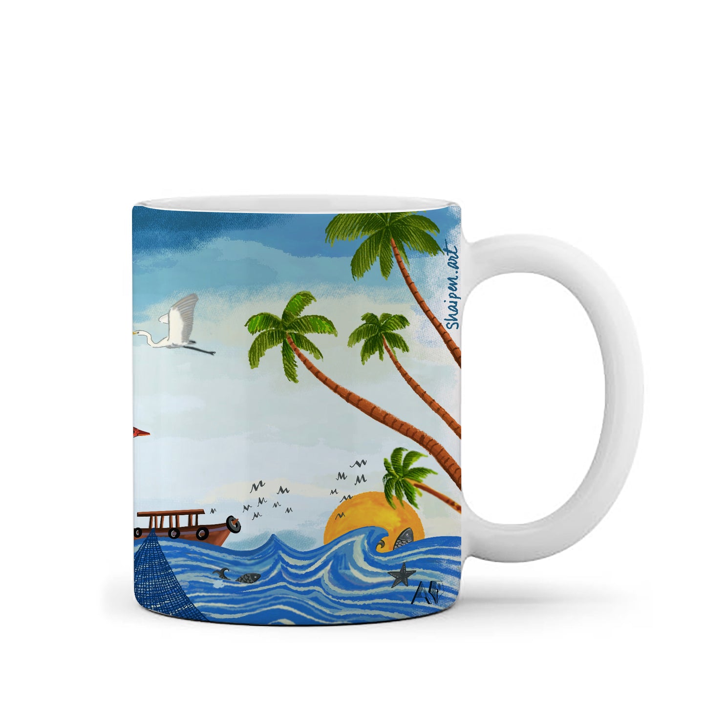 Alibag Illustration Coffee Mug