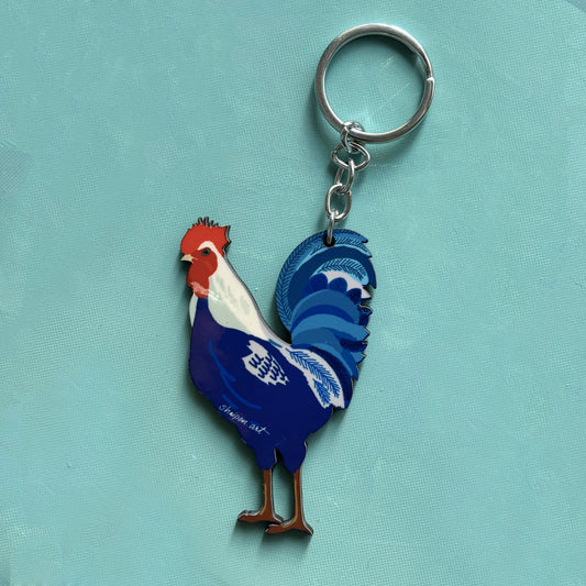 Rooster Keychain