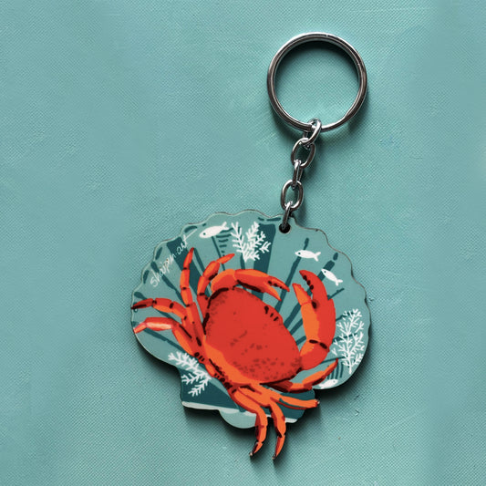 Crab Keychain