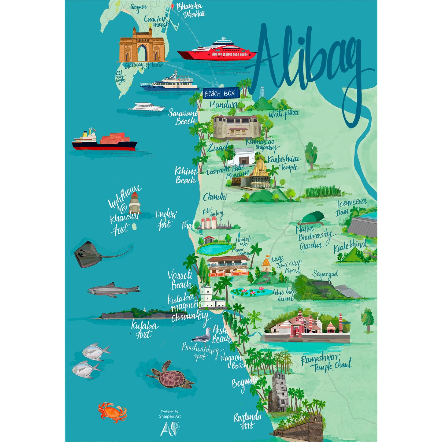 Alibag Map